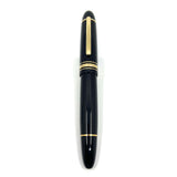 Montblanc Black Meisterstuck #149 Fountain Pen-Broad Oblique (Profile Of Left Foot) 18kt Gold Nib