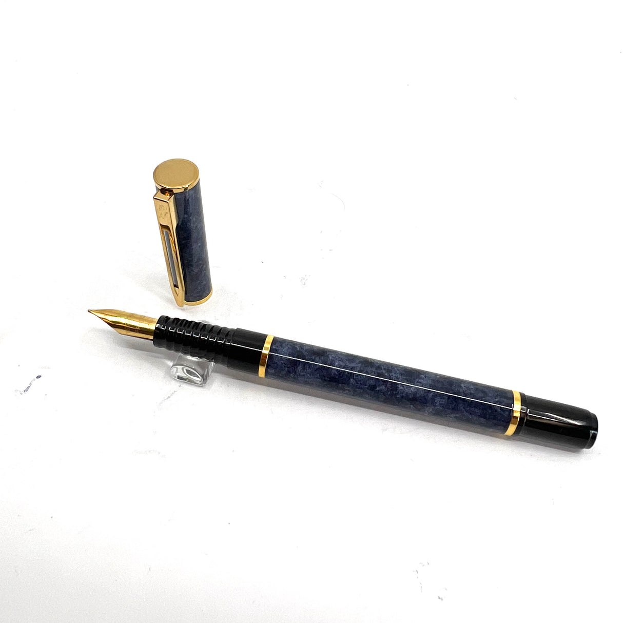 Waterman Laureat Blue/White Marbleized  Fountain Pen