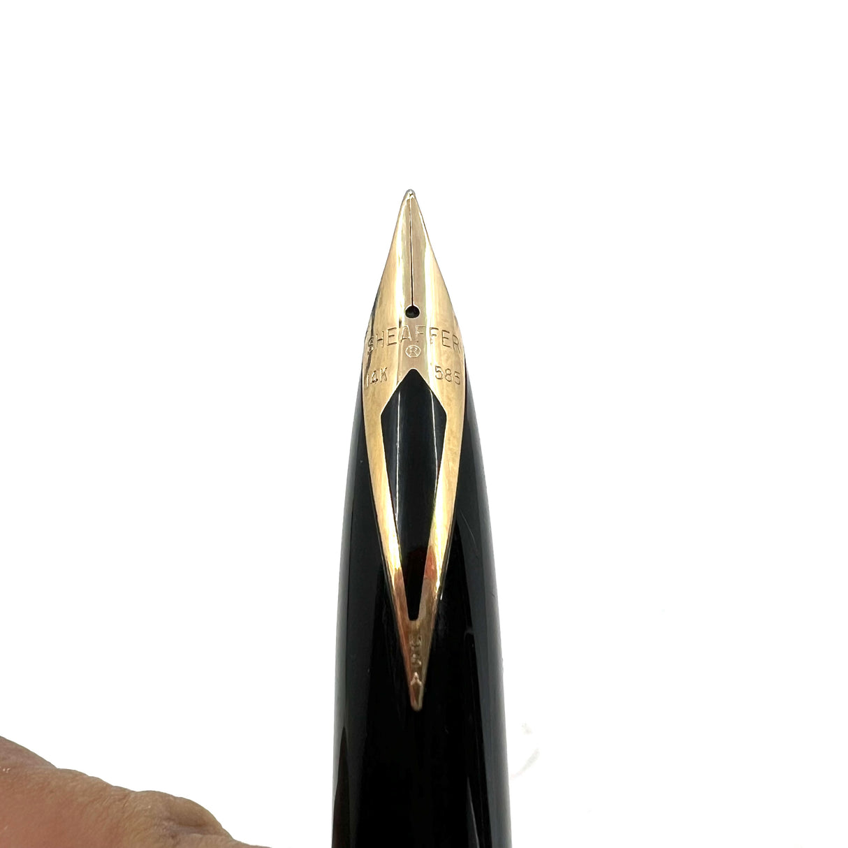 Sheaffer Full-Size Targa Gold-Plated Fluted Fountain Pen