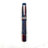 Delta Gallery Blue Moon Fountain Pen in Multi-colored Resin