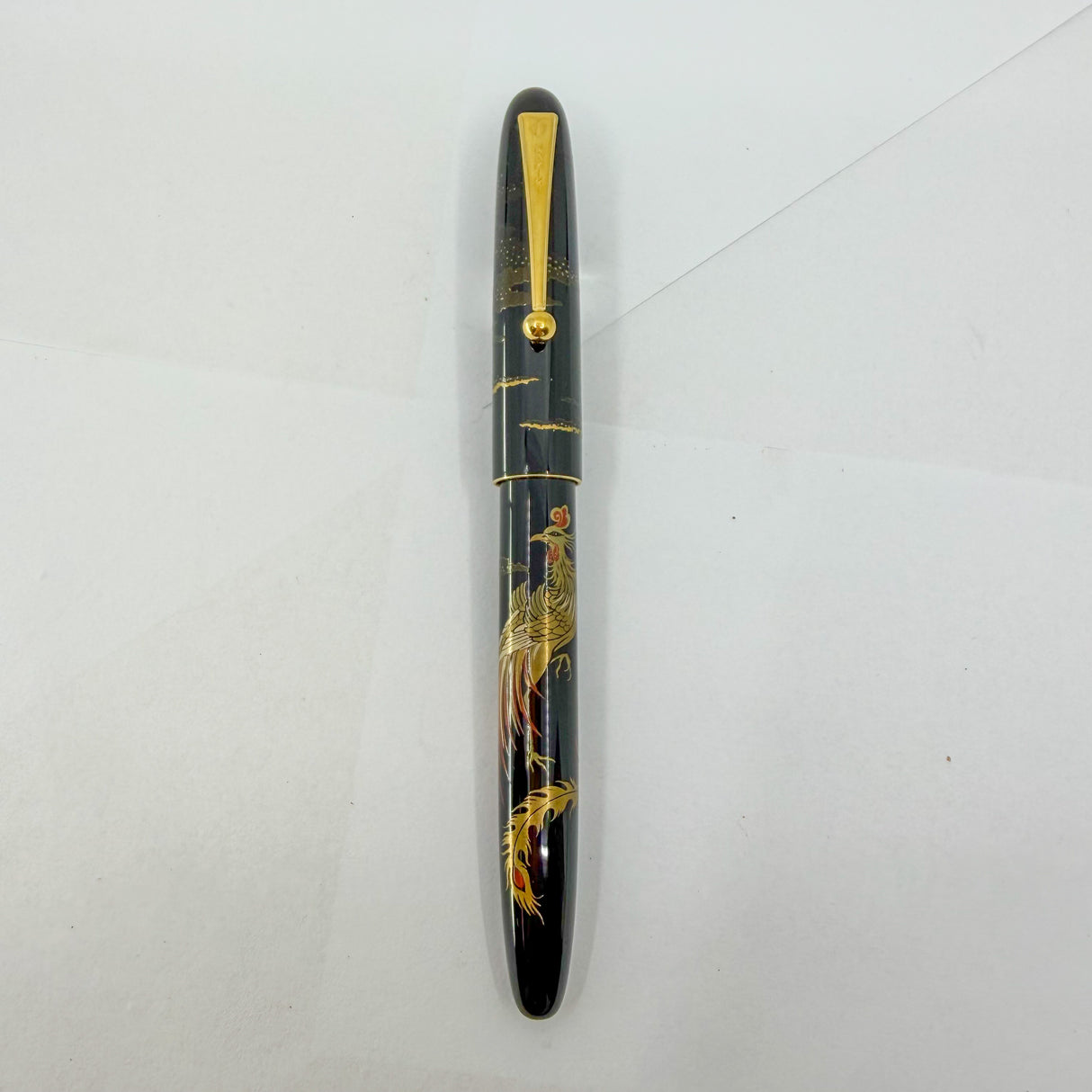 Namiki Nippon Art Chinese Phoenix Fountain Pen  - Medium 14kt Gold Nib