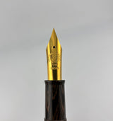 Magna Carta Mag 1000 Brown Ripple Ebonite - Fountain Pen