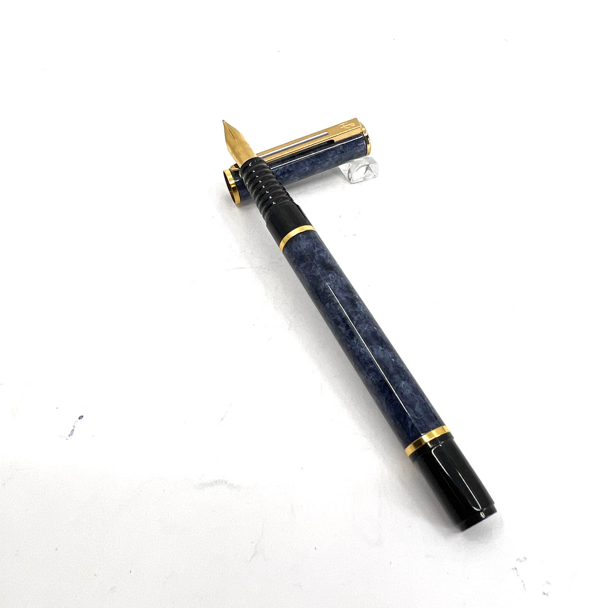 Waterman Laureat Blue/White Marbleized  Fountain Pen