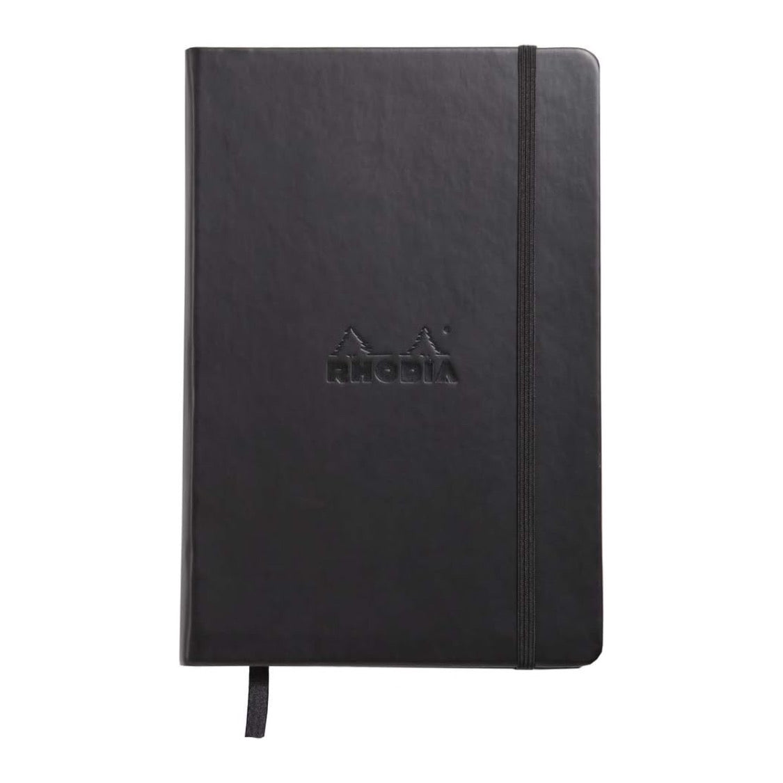 Rhodia Black Meeting Lined Wired Book 14.8 x 21cm (6 1/2 x 8 1/4)