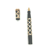 Stylochap (Paris)  Filigree Retractable Nib Safety Fountain Pen Limited Edition (1985)