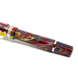 Delta Gallery Blue Moon Fountain Pen in Multi-colored Resin