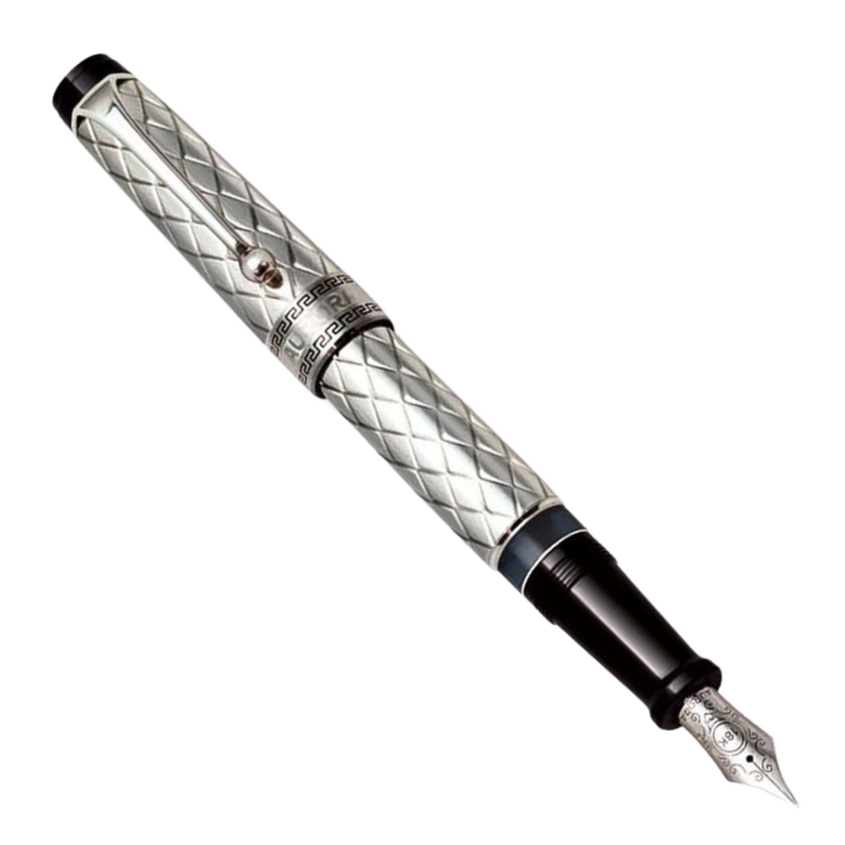 Aurora Optima Riflessi Sterling Silver Fountain Pen