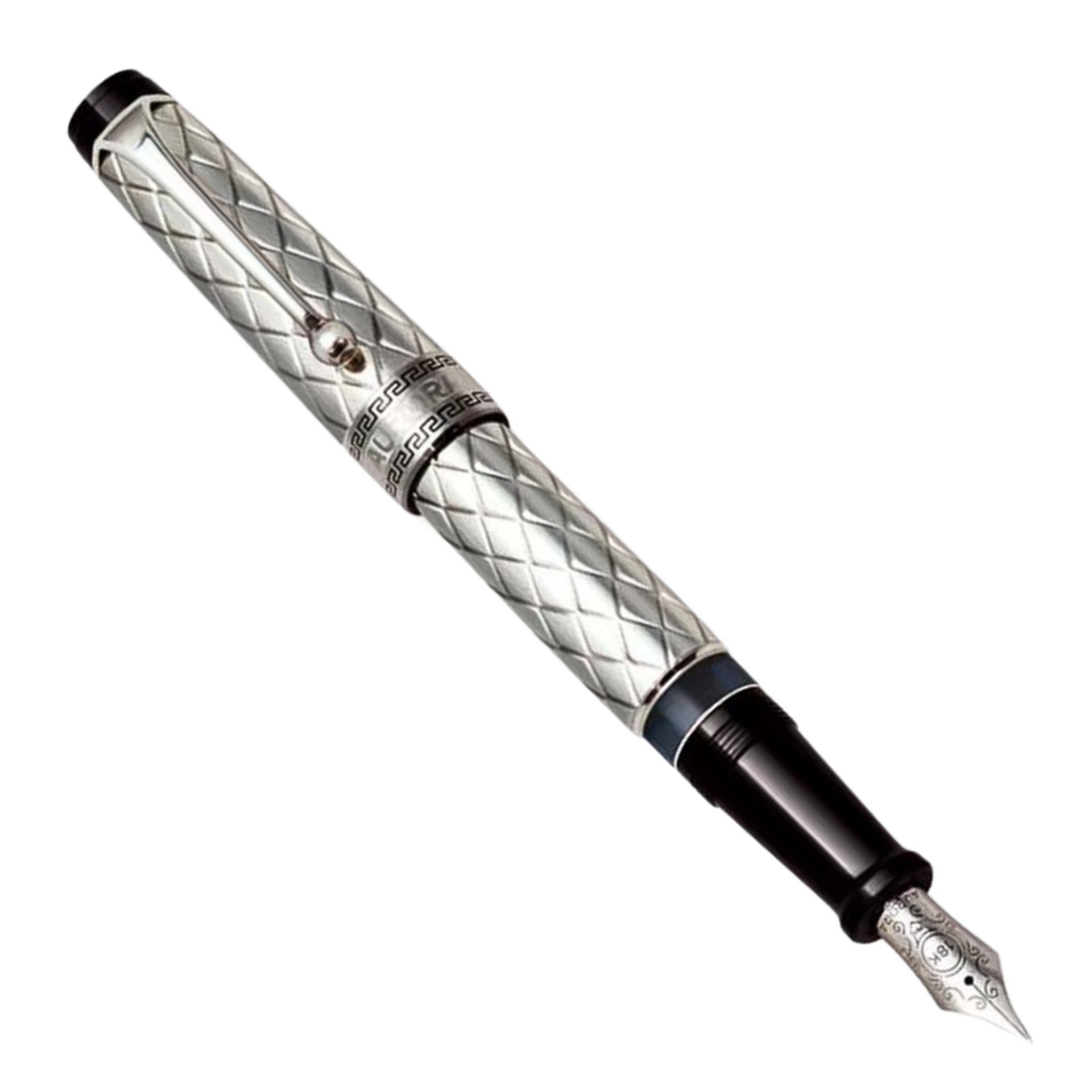Aurora Optima Riflessi Sterling Silver Fountain Pen – Fountain Pen