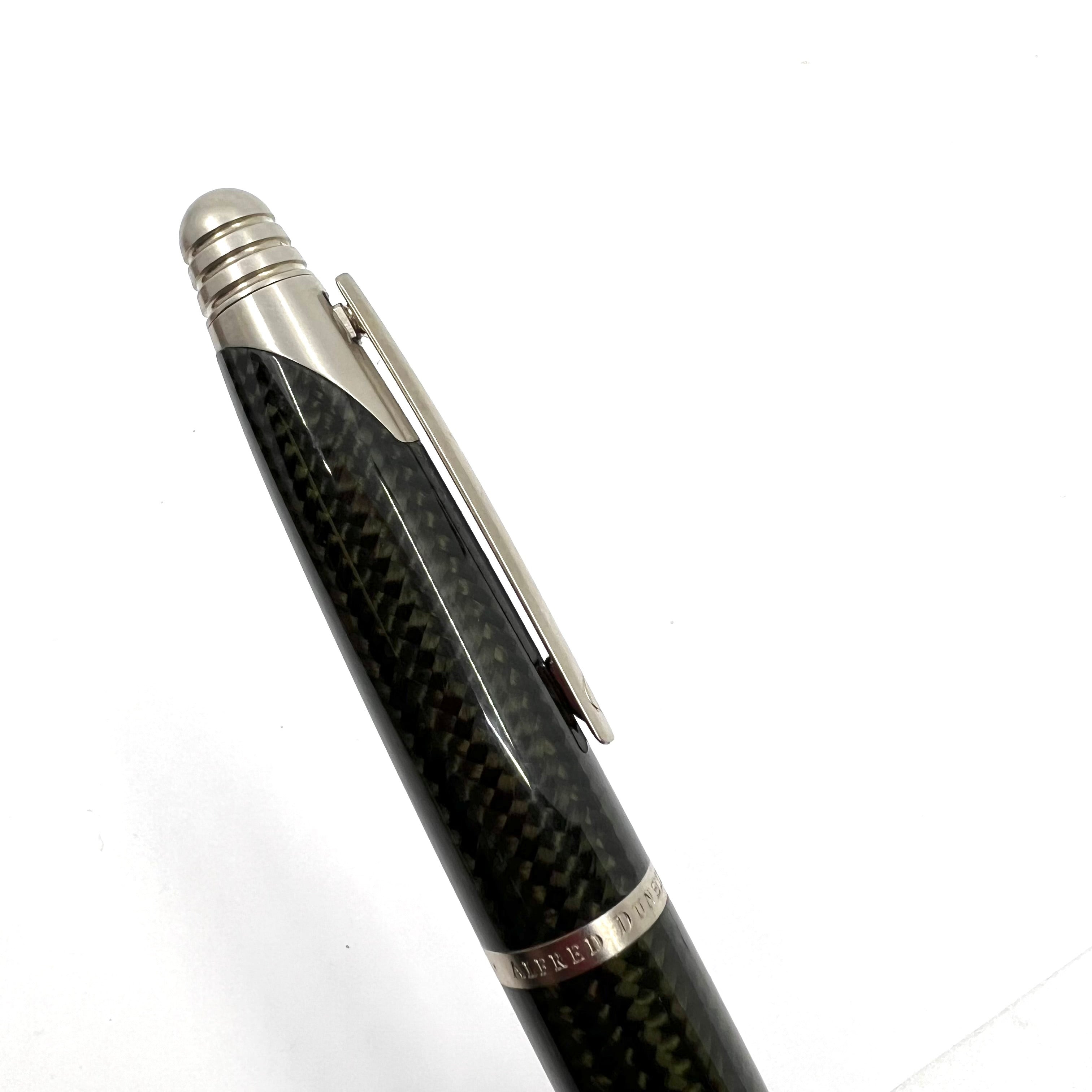dunhill AD2000 ボールペン dunhill AD2000 Carbon Fibre Ballpoint Pen (MINT) + Box FREE