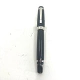 Montblanc Black Resin Larger Size Boheme Fixed Nib (Non- Retractable- No Stone in Clip) Fountain Pen