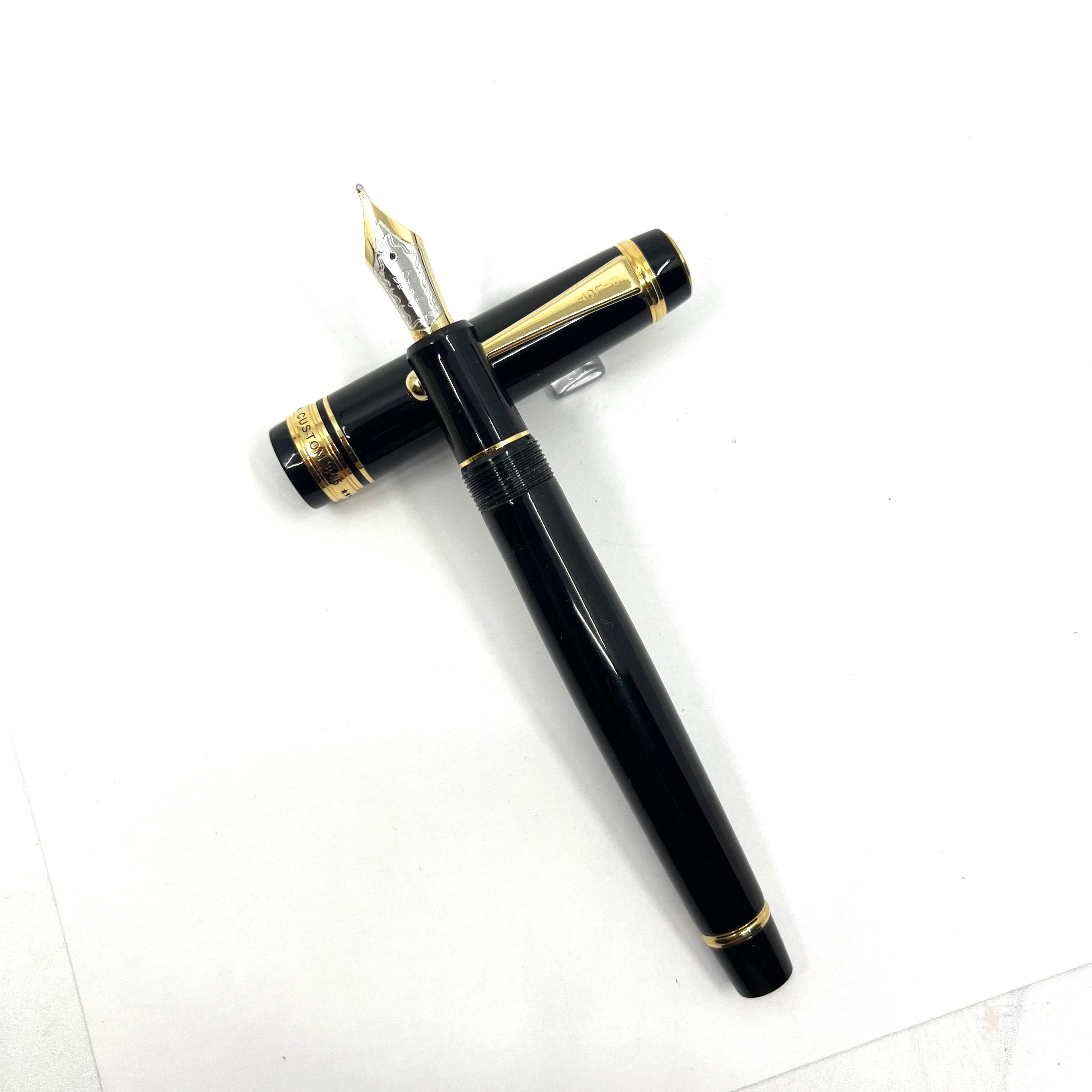 Pilot Custom 845 Black Urushi Fountain Pen (Earlier Style