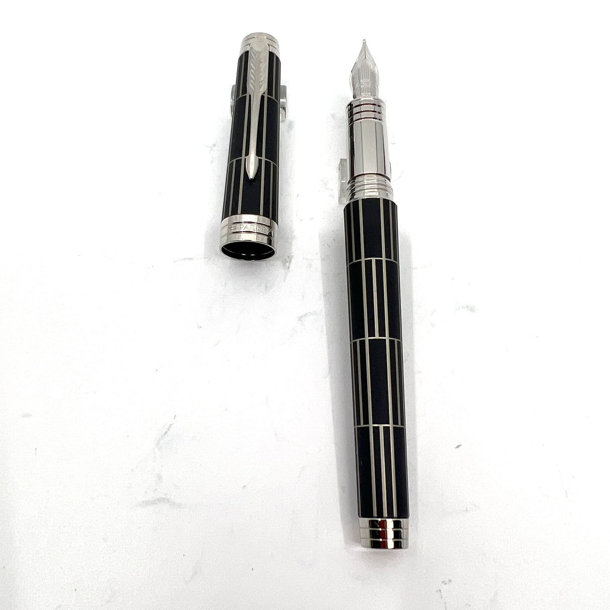 Parker Premier Soft Touch Art Deco Design  Fountain Pen