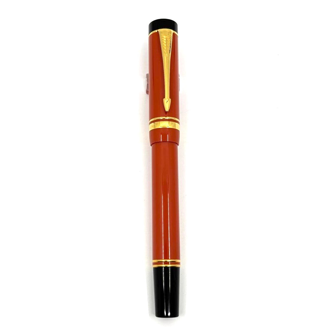 Parker International  Duofold Orange Fountain  Pen