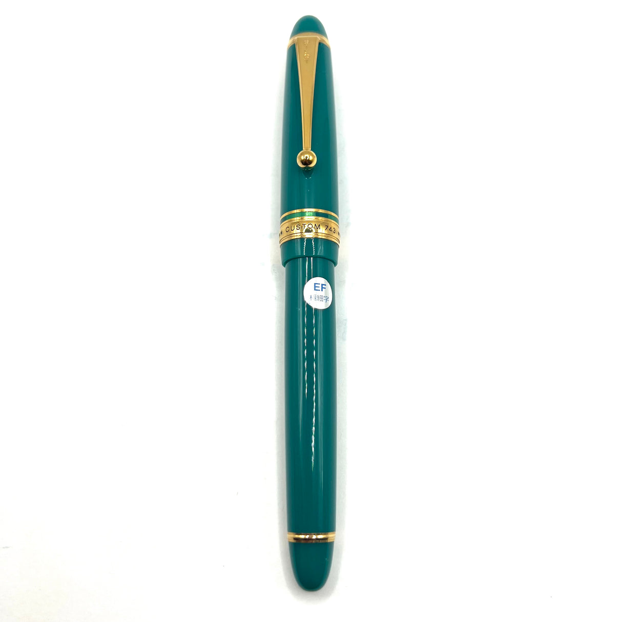 Pilot Custom 743 Verdigris Fountain Pen - Extra Fine #15 14kt Gold Nib