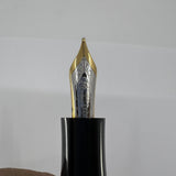 Delta Special Edition Astra Black Ebonite Fountain Pen (1995) - Medium 18kt Gold Nib