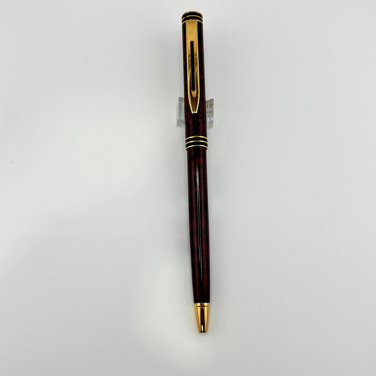 Waterman Exclusive Burgundy Marble Set - Ballpoint and Pencil
