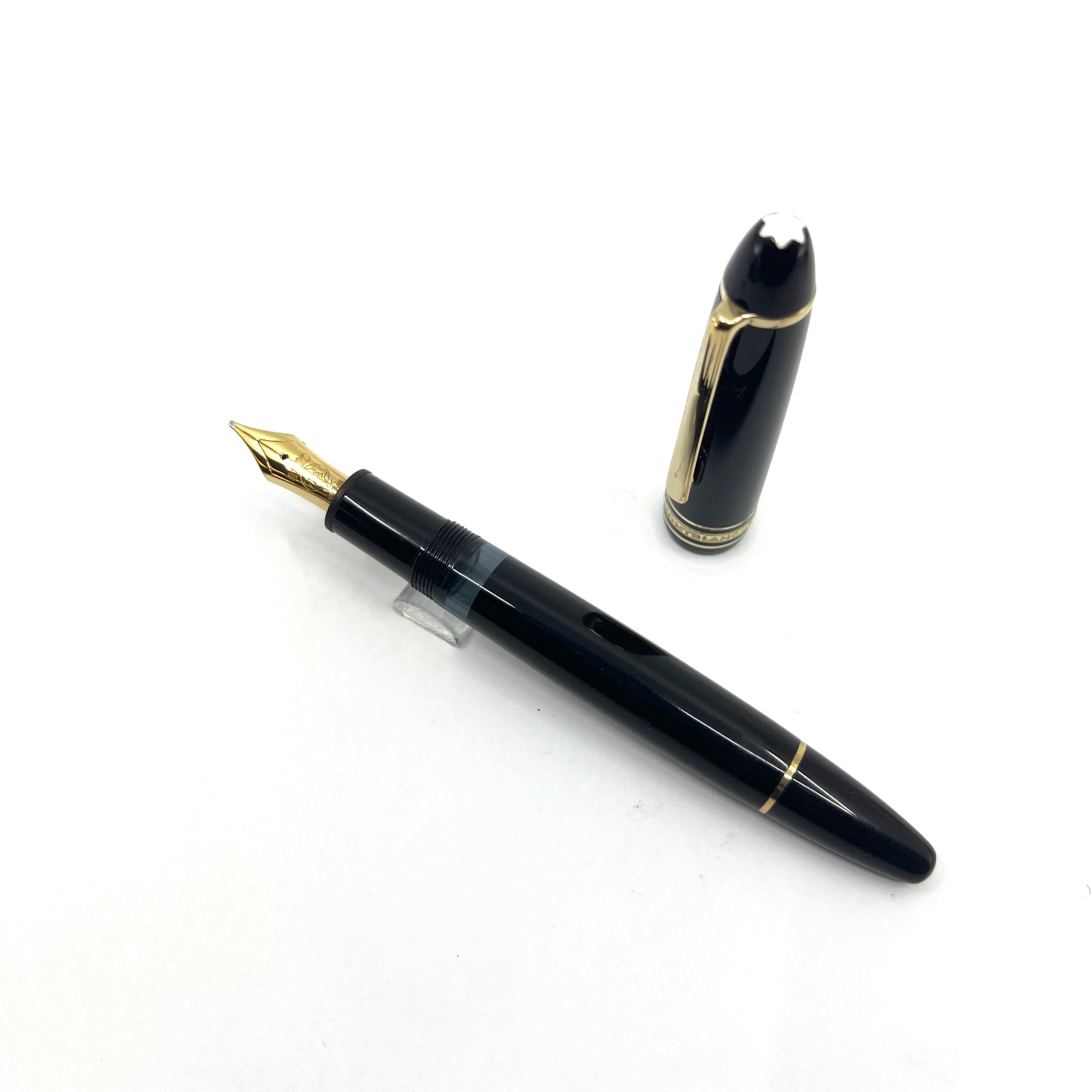 Montblanc #146 LeGrand Meisterstuck Black Resin Fountain Pen