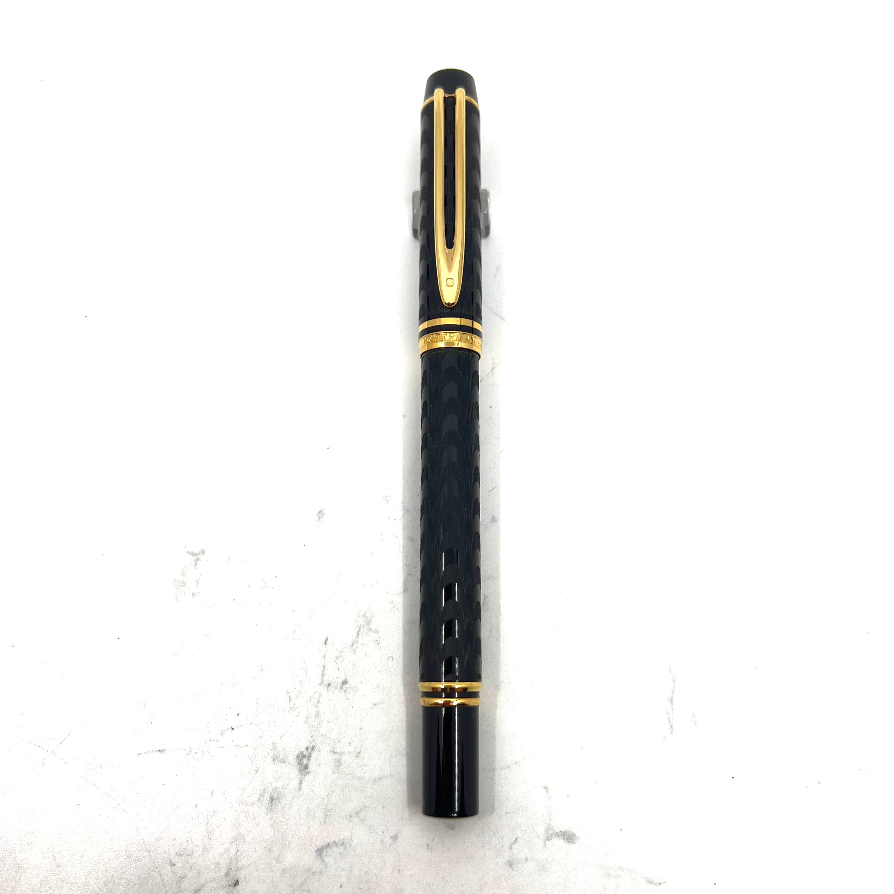 Waterman Man 100 Opera Chased Black Rollerball – Fountain Pen Hospital