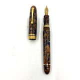 Omas Oversized Gran Ogiva Blue Saffron Celluloid "222' Limited Edition Fountain Pen