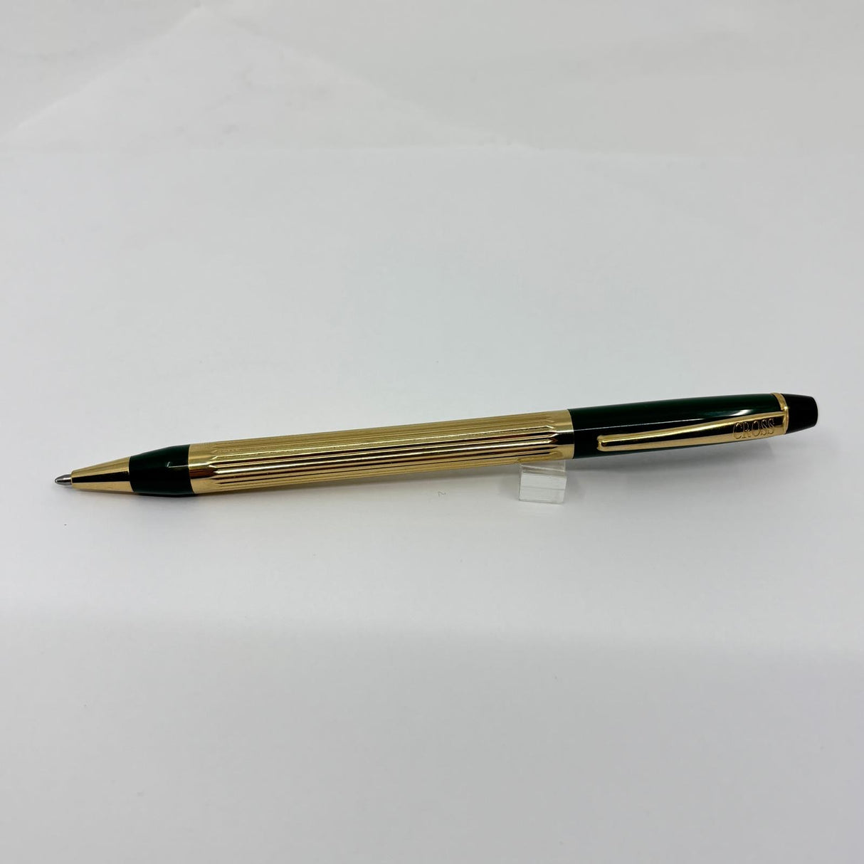 Cross Metropolis Green lacquer gold plated 23K - Ballpoint Pen
