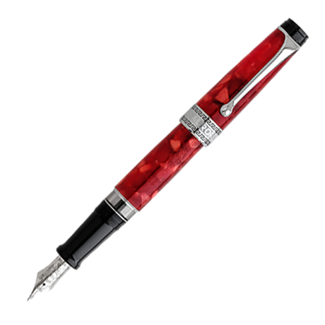 Aurora Optima Rossa Red - Fountain Pen