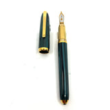 Cartier Blue-Green Woodgrain Ebonite Limited Edition Fountain Pen