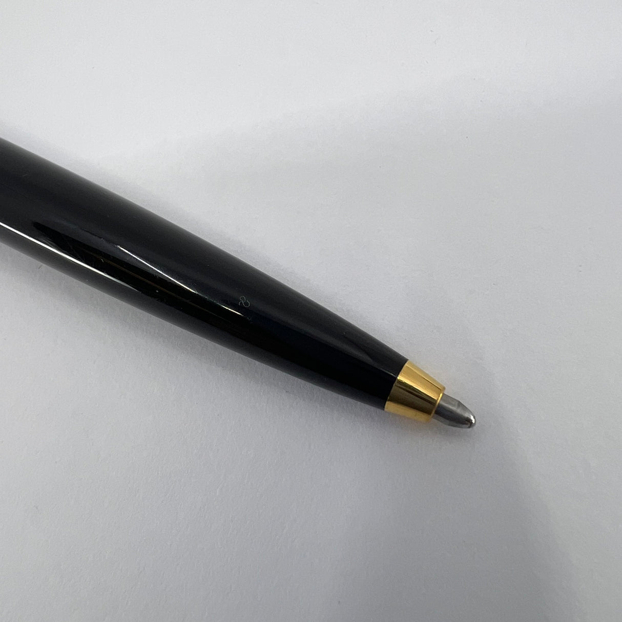 Cartier Diabolo Black Ballpoint Pen - Gold-Plated Trim