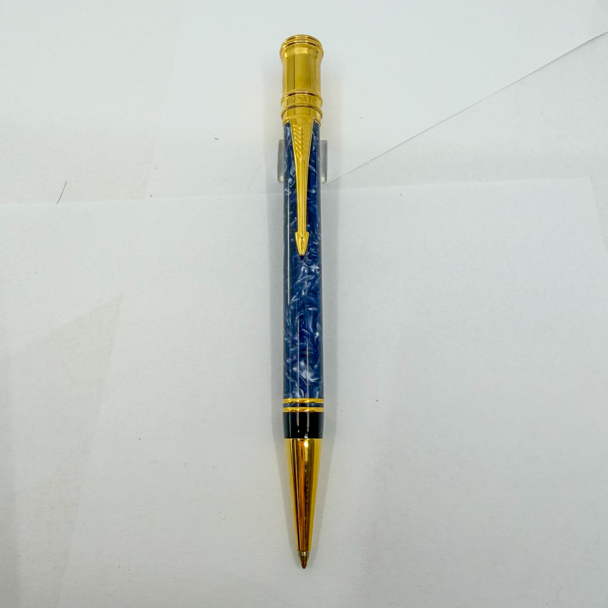 Parker Duofold  Blue Marble  Ballpoint Pen
