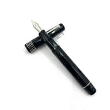 OMAS Senior Paragon Gray Perla Celluloid Fountain Pen - Broad 18kt Gold Nib