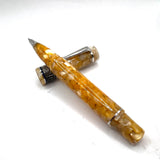 Delta Pantheon Amber Marble Limited Edition Rollerball