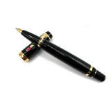 Montblanc Boheme Black Resin Rollerball - Red Stone in Clip