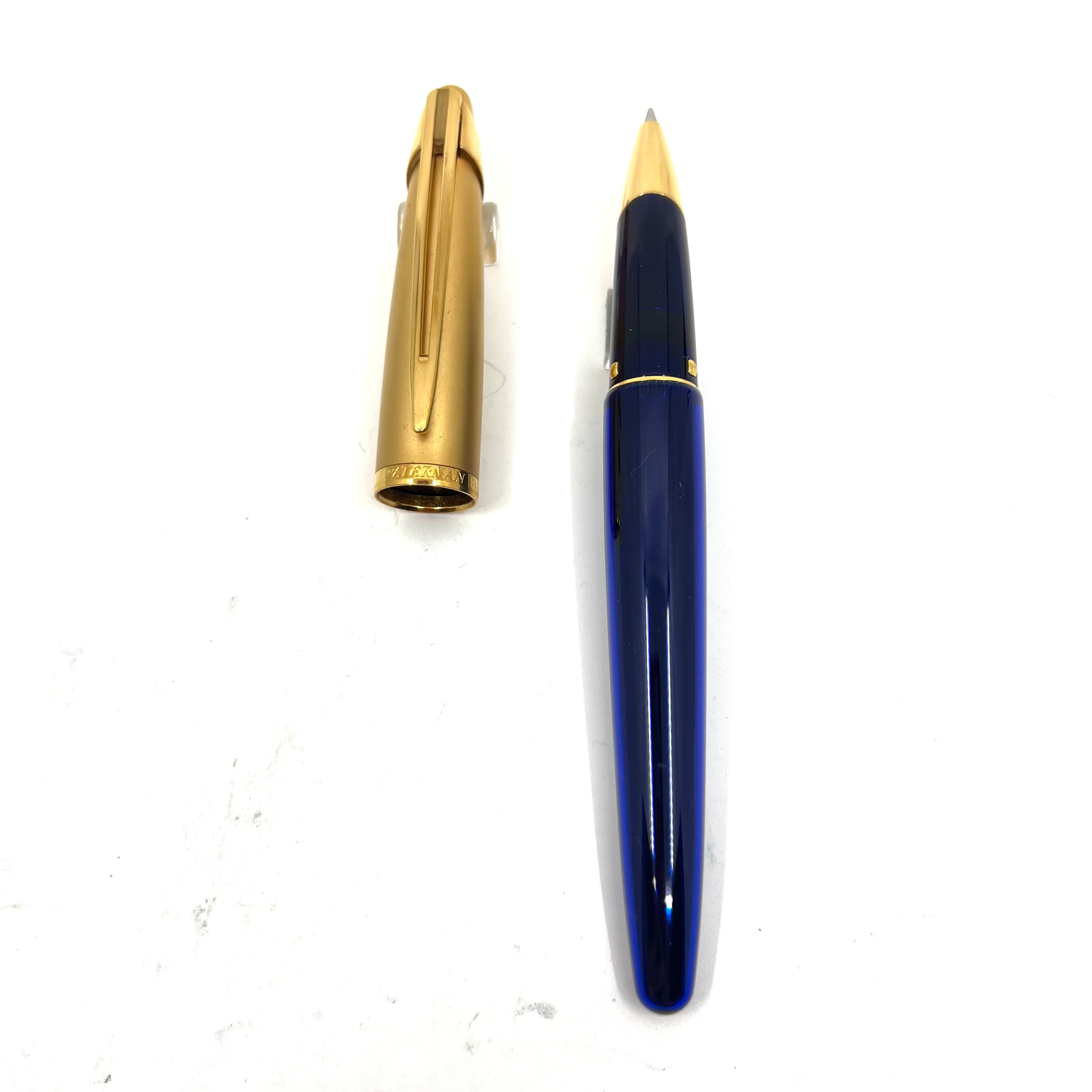 Waterman Edson Translucent Blue Rollerball – Fountain Pen