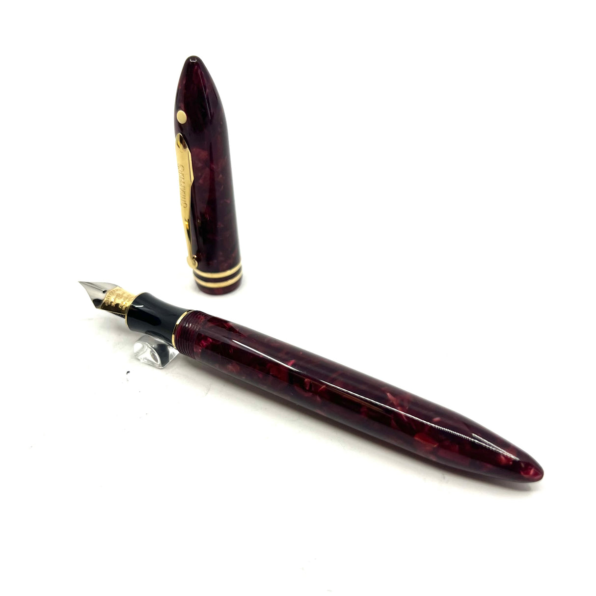 Sheaffer Red Marble Balance Fountain Pen