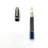 Montegrappa Frank Sinatra Limited Edition Pinstripe Blue Fountain Pen  - Circa 2011 - Medium 18kt Gold Nib