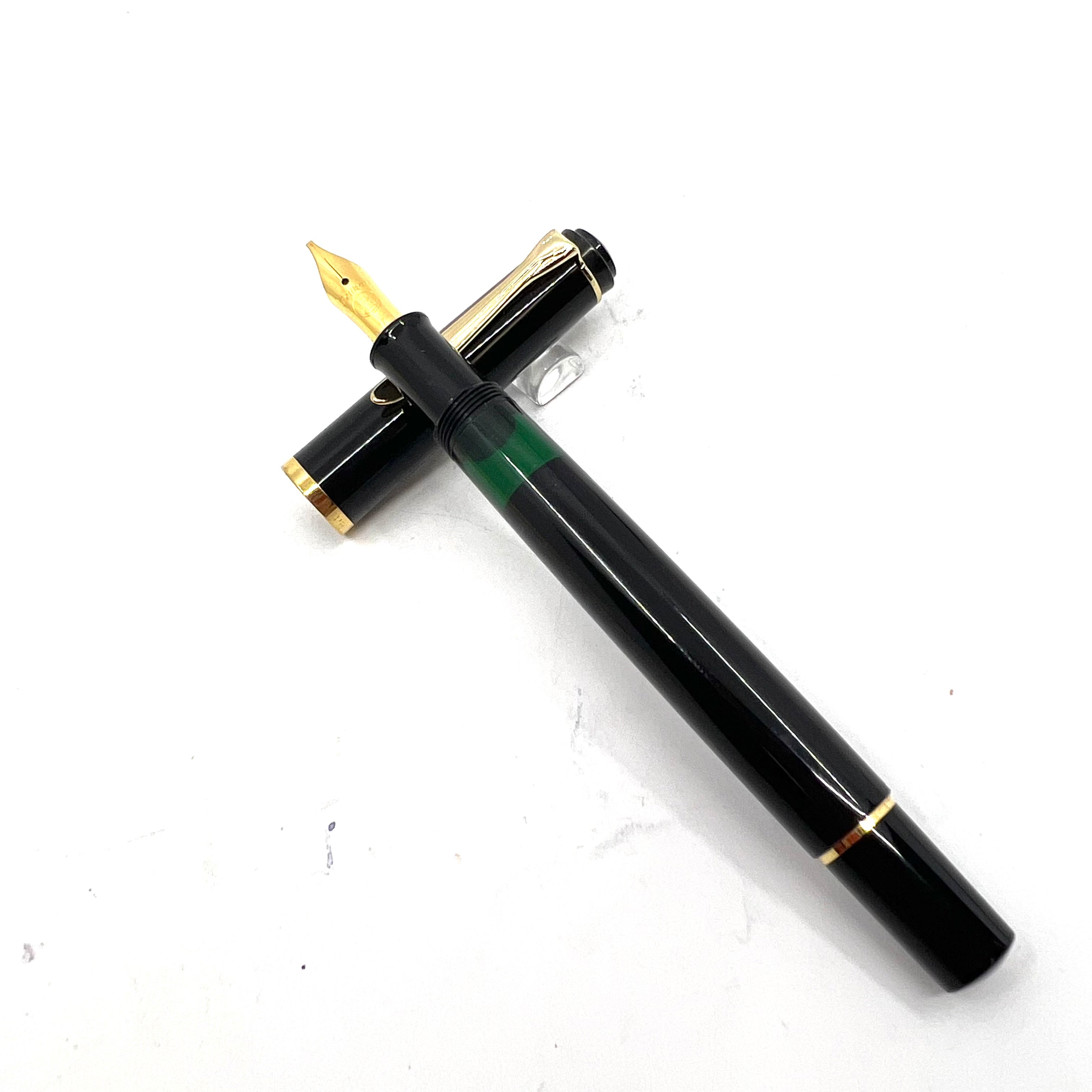 Pelikan M150 Black Fountain Pen - Italic Nib – Fountain Pen Hospital