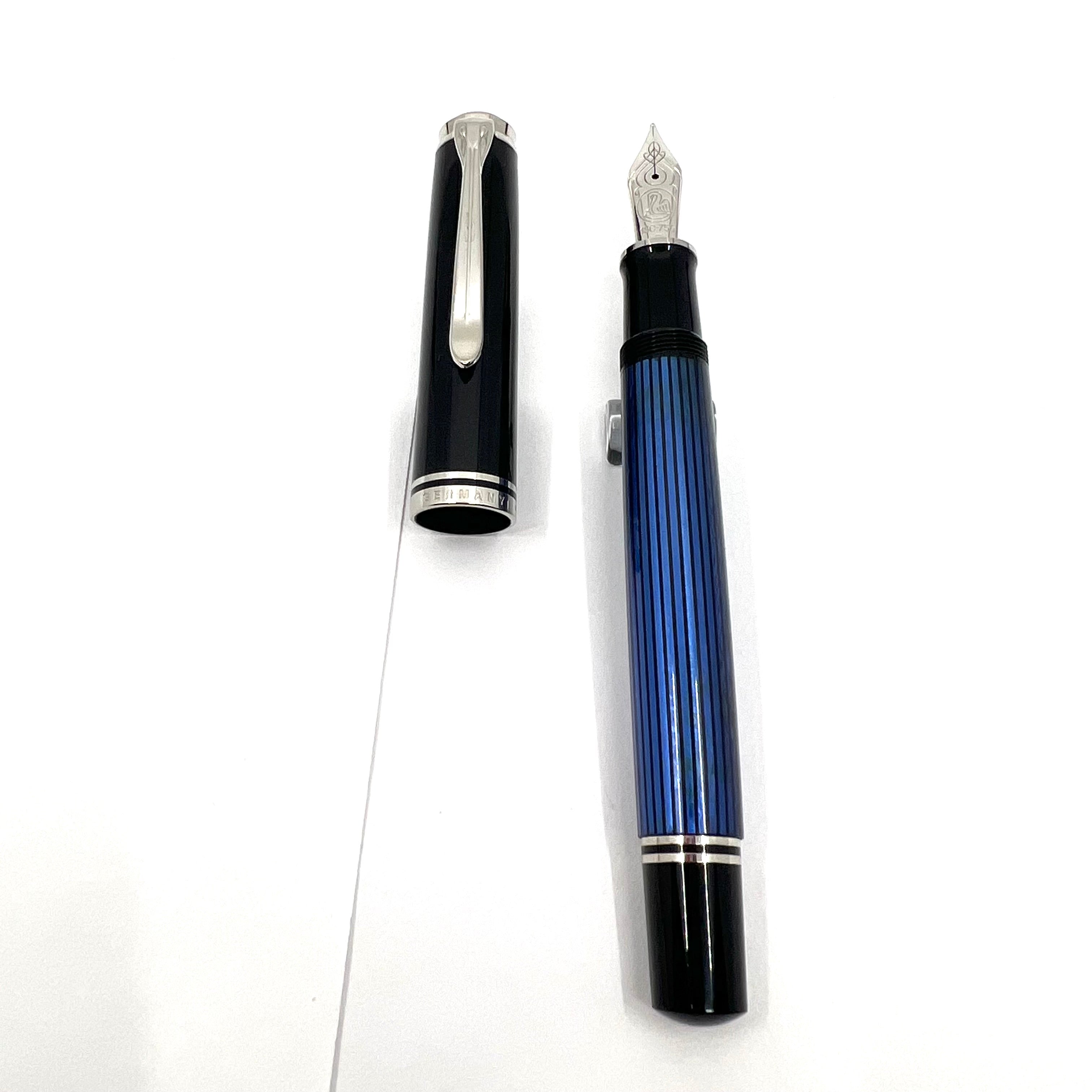 Pelikan M805 Blue Striped Fountain Pen – Fountain Pen Hospital