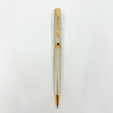 Waterman L'Etalon Beautiful Sterling Silver Basket Weave Design Ballpoint Pen