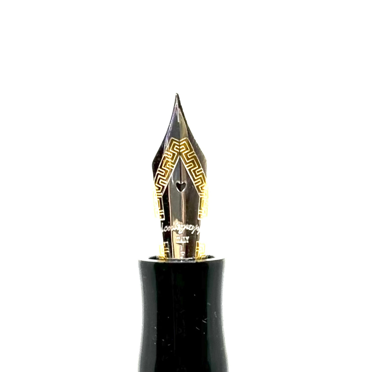 Montegrappa Sterling Silver Cosmopolitan Japanese Fountain Pen-Fine 18kt Gold Nib