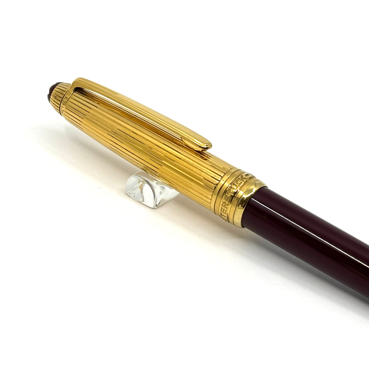 Montblanc Classique Doue Rollerball - Gold Vermeil Cap/Bordeaux Resin Barrel