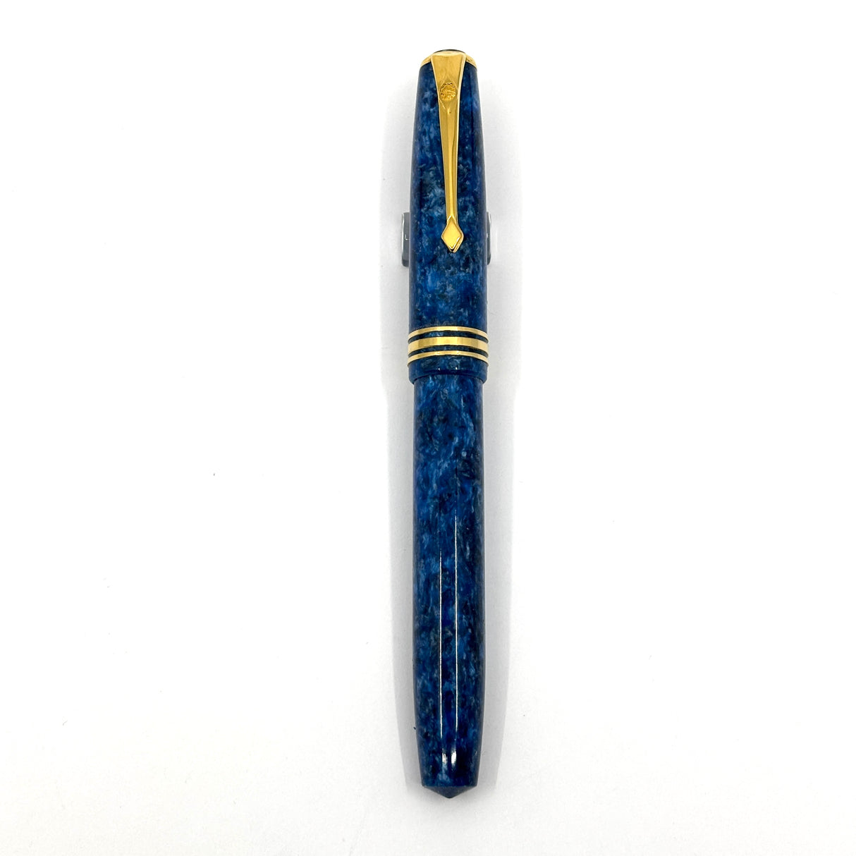 Conway Stewart Lustrous Marbled Blue Fountain Pen