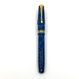 Conway Stewart Lustrous Marbled Blue Fountain Pen