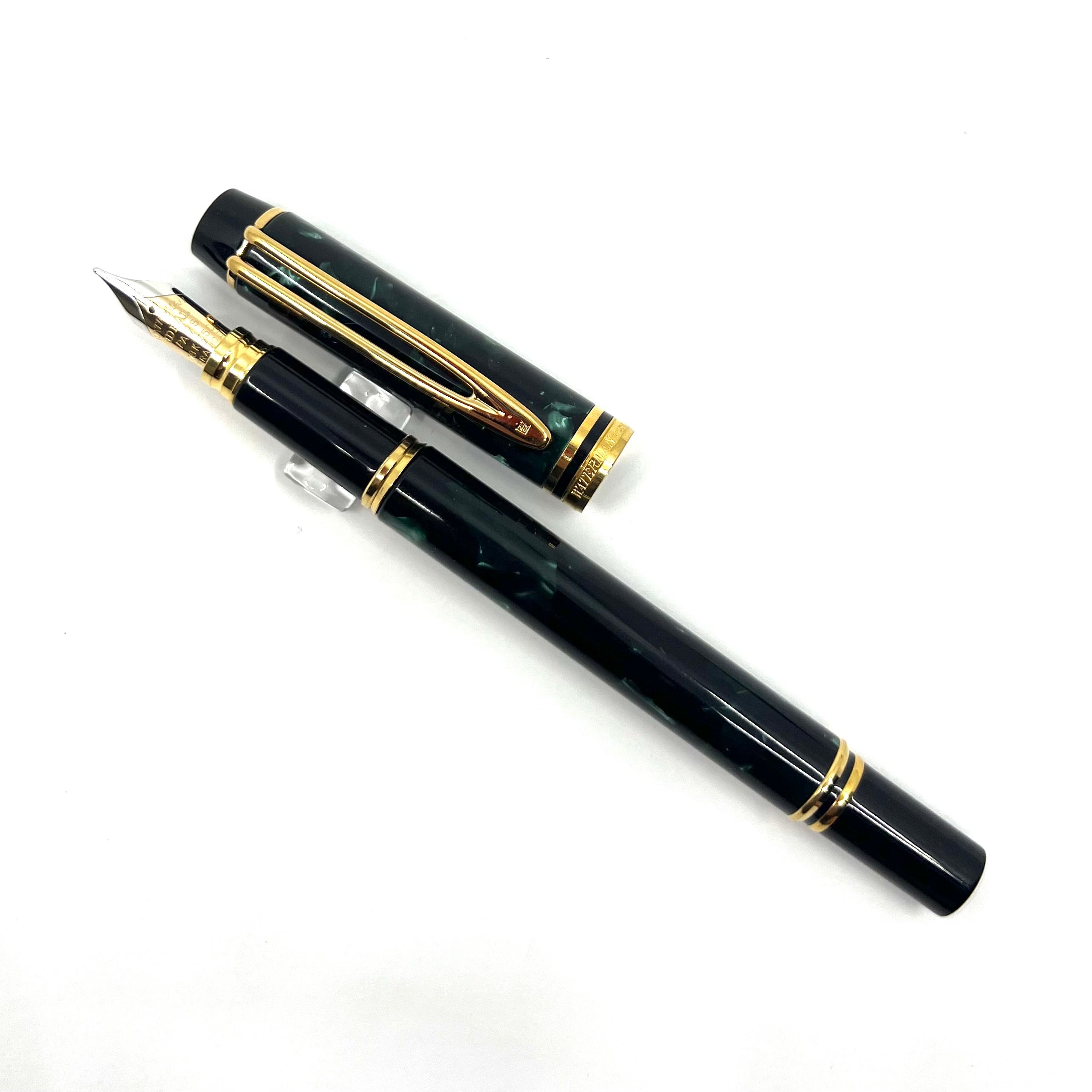 Waterman Rhapsody Le Man Marbled Green Fountain Pen – Fountain Pen