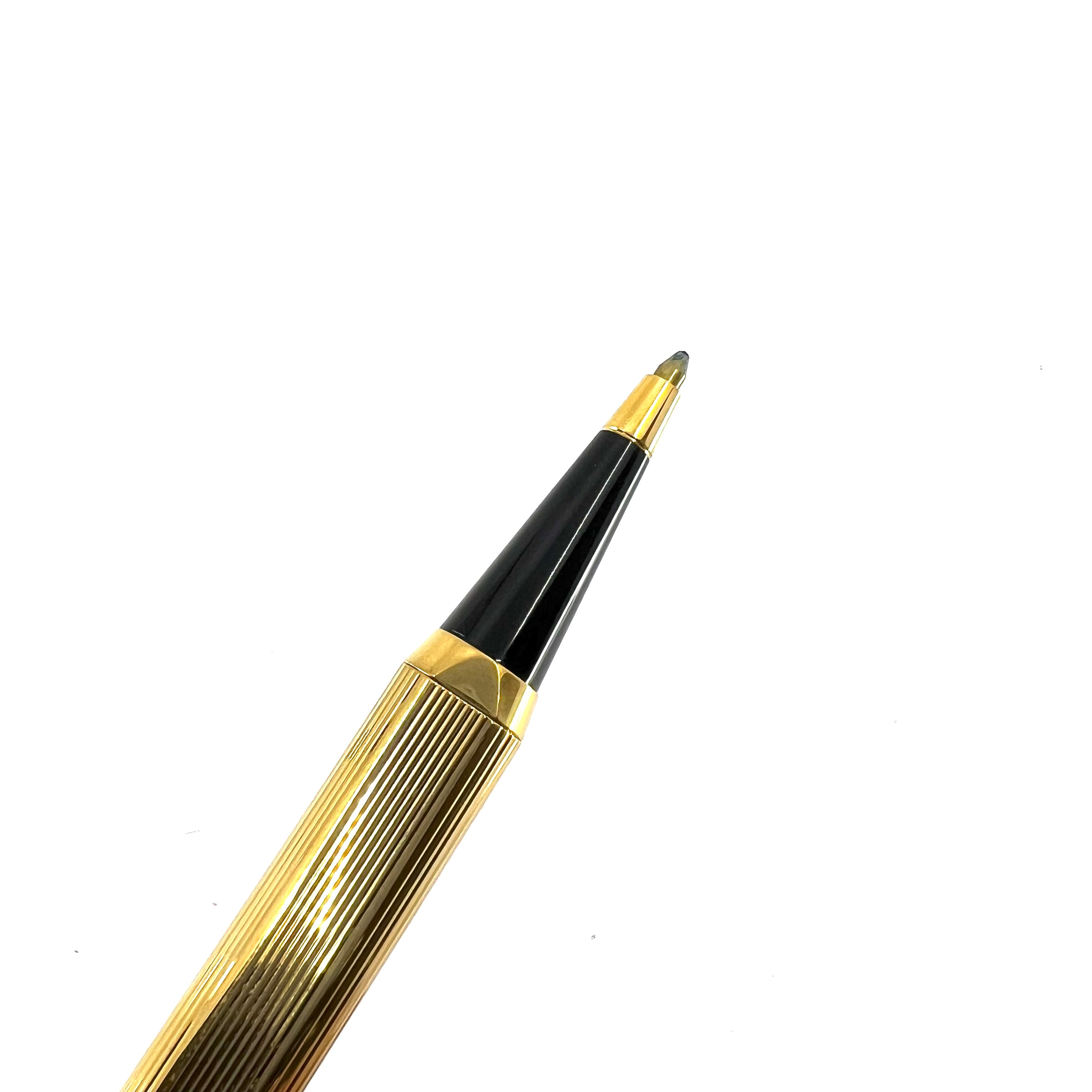 Alfred Dunhill Ball Pen Heavy Gold Plated 20 microns - A true