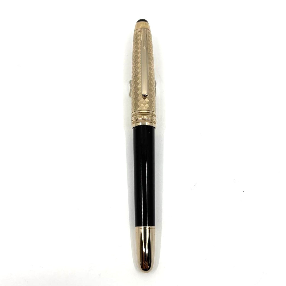 Montblanc Solitaire Doue Geometric Dimension Gold-Plated  Classique #145 Fountain Pen