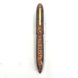 Oldwin (Paris) Torpedo Bronze Arco Spina (Fish Bone) Pattern Celluloid LE Fountain Pen