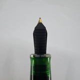 ChronoSwiss RARE Styloscope Green Transparent Limited Edition of 1000 Fountain Pens (M800 Size) Made by Pelikan - Medium 18kt Gold  Nib  with Additional OB 18kt Nib!! - All Original Packaging