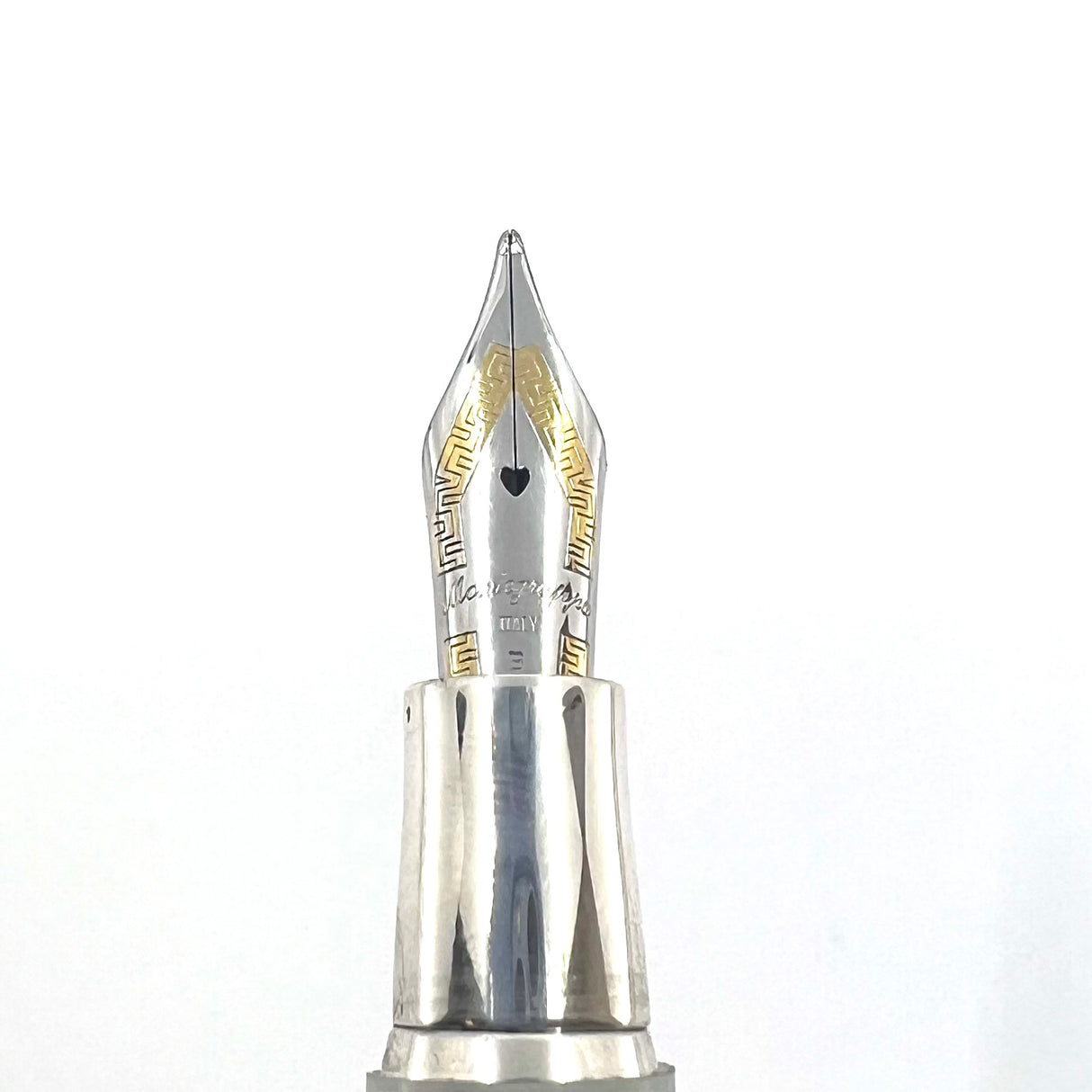 Montegrappa Harmony "Bassano Parchment" Facetted Fountain Pen - Medium 18kt Gold Nib