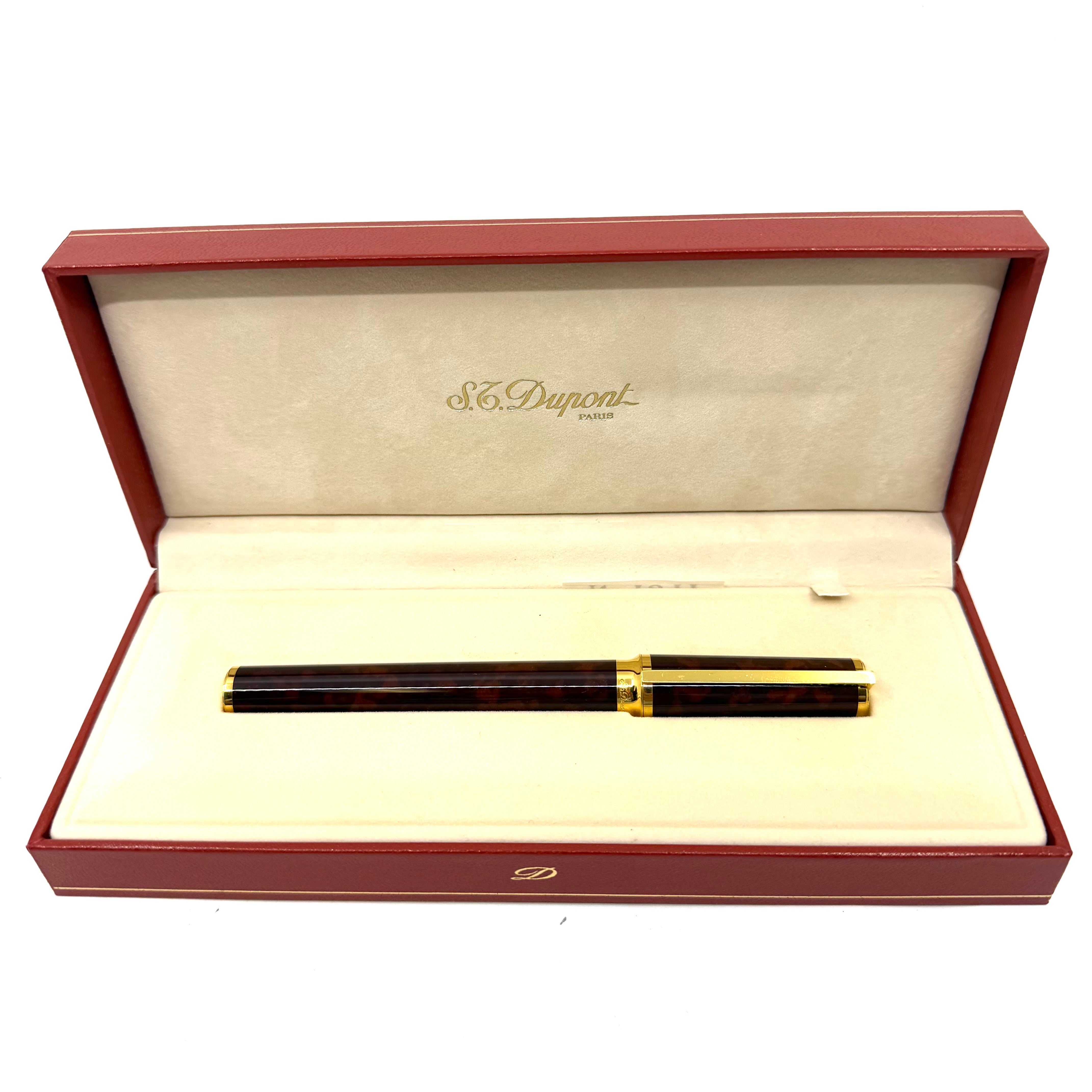 S. T. Dupont Montparnasse Chairman (Largest) Tortoiseshell Laque