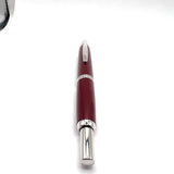 Pilot Burgundy Red & Chrome Vanishing Point Fountain Pen- Medium 18kt Gold Nib