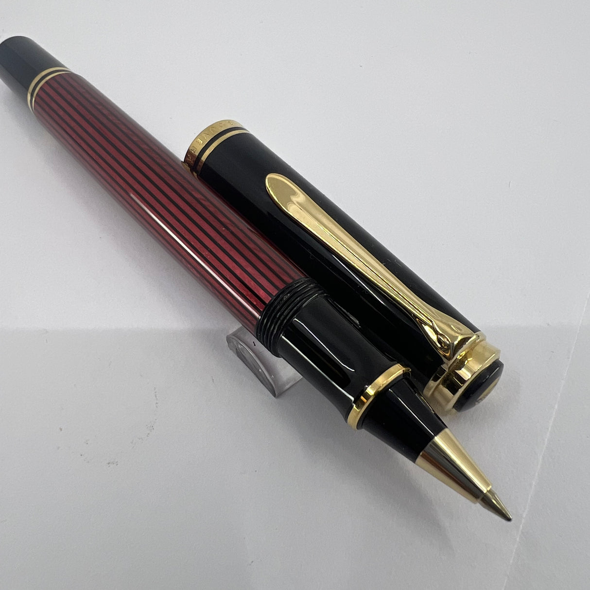 Pelikan R600 Red Striped Rollerball